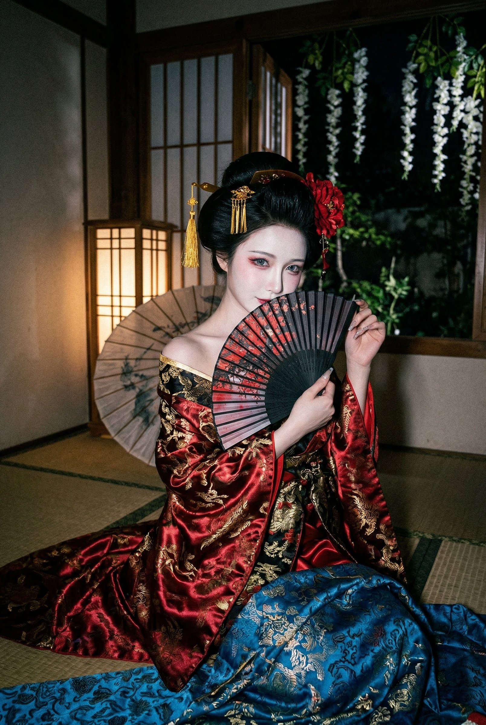 Any portrait can be transformed into a Japanese oiran with one click